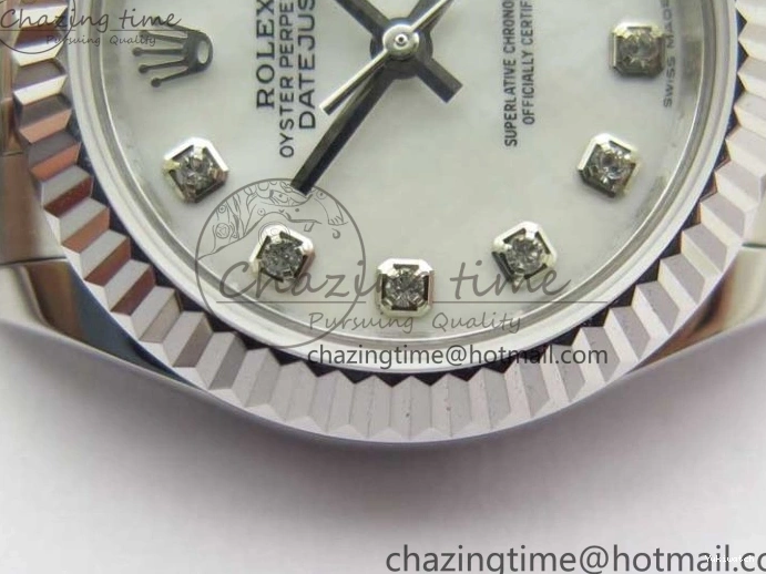 BP Jubilee Crystal SS on Edition White Best 28mm ETA2671 Bracelet Datejust SS 279174 Maker Dial 0421